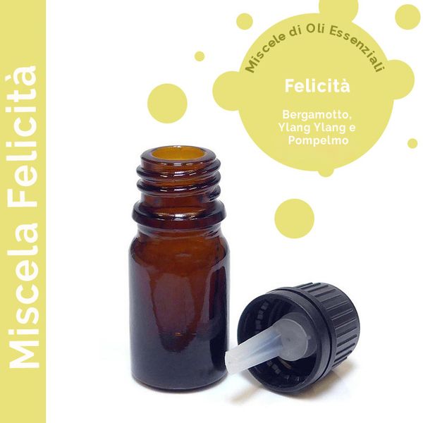 Miscele di Oli Essenziali (No Etichetta) - Felicità 10ml