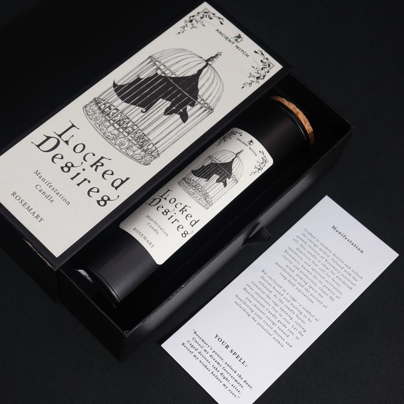 Bougies Magique de Purification Sorcière Ancestrale - Désirs Enfermés