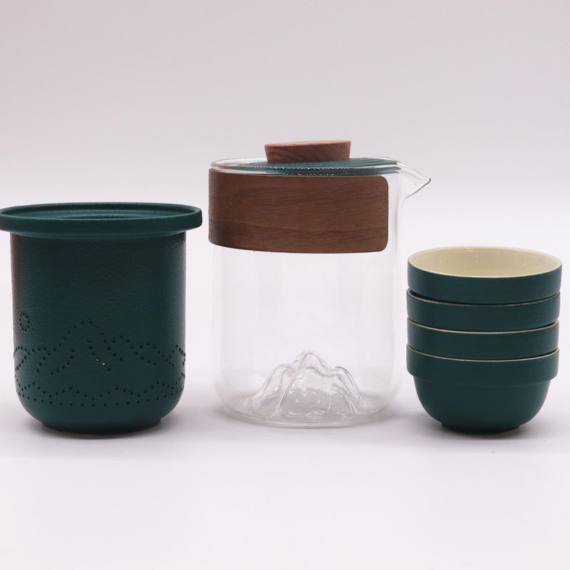 Set Théière Montagne - Quatre Amis - Pack de Voyage