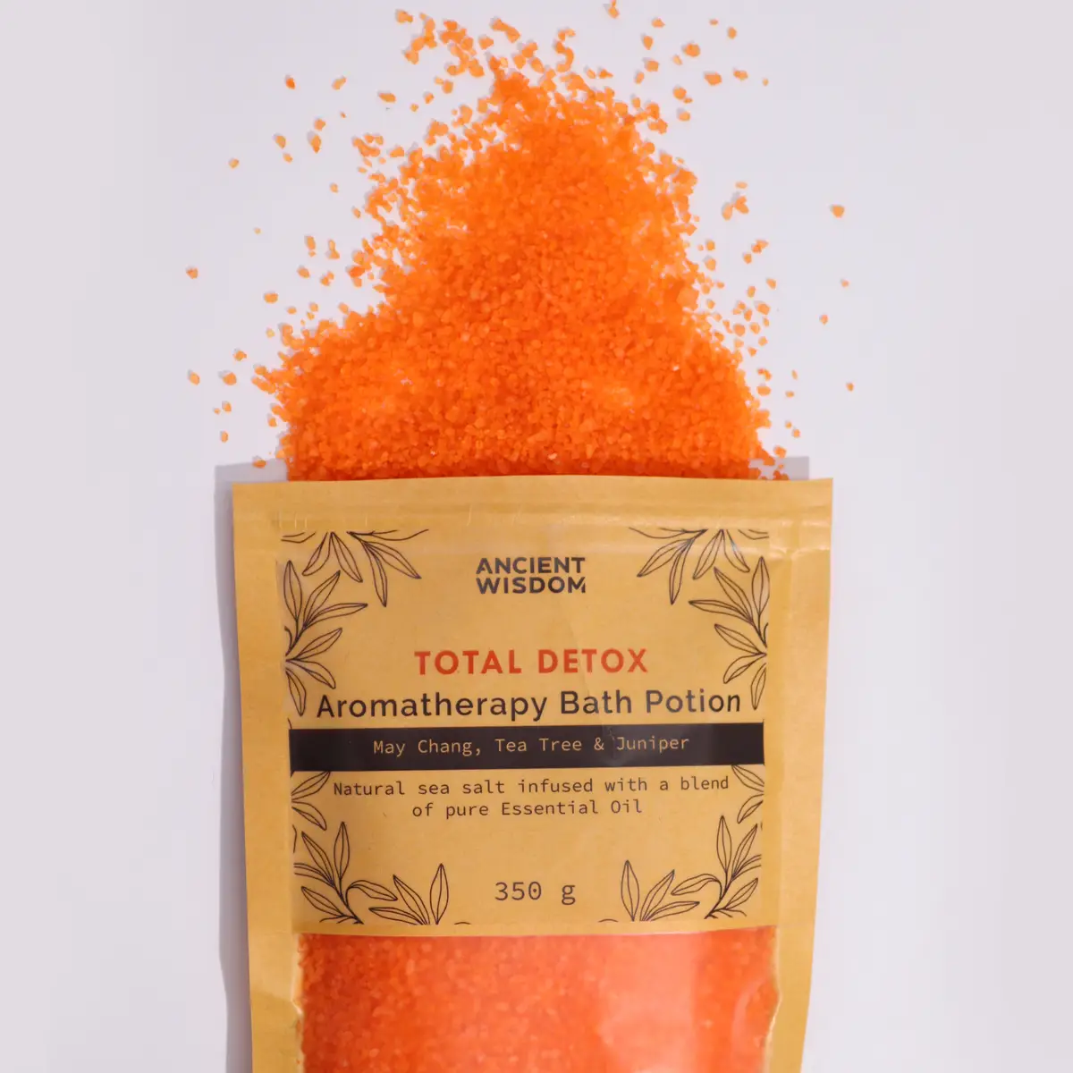 Aromatherapy Bath Potion in Kraft Bag 350g - Total Detox — Bath · GlowDuty apothecary