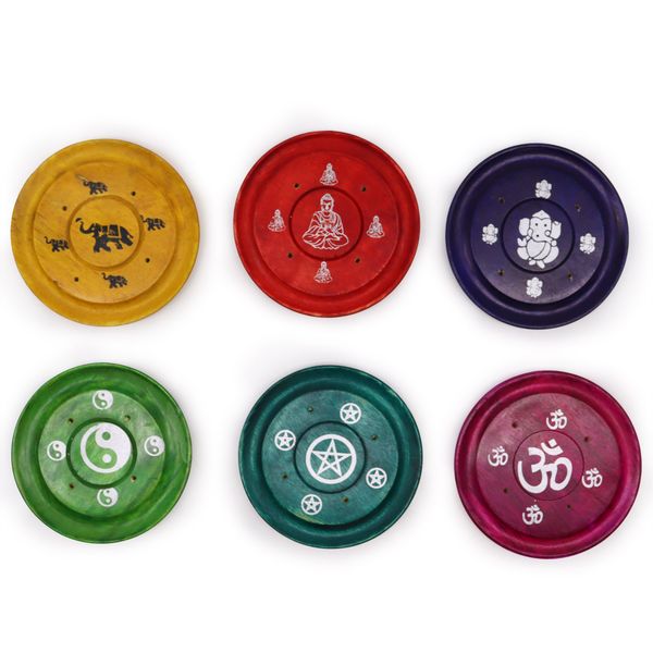 Disque Porte-Encens au Design Assorti
