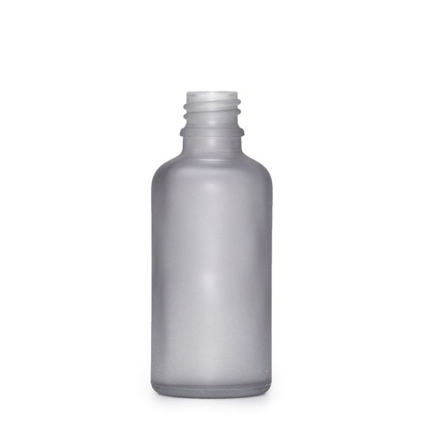 30ml Skleněná Láhev z Matně Šedého Skla - Bez Uzávěru