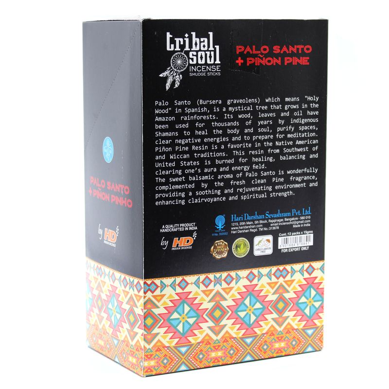 Encens âme tribale - Palo Santo + Pin