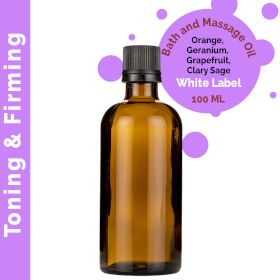 Huile de Bain et de Massage - Raffermissante - 100ml - Marque Blanche