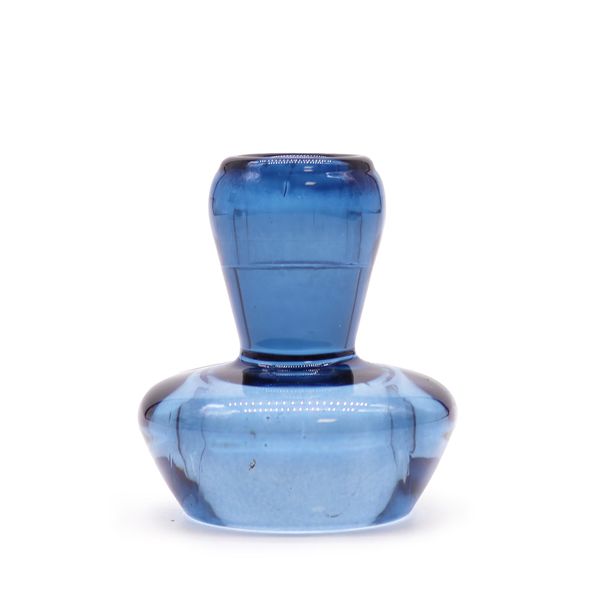 Portavelas reversible con diseño de seta para cena / vela de té - Azul real