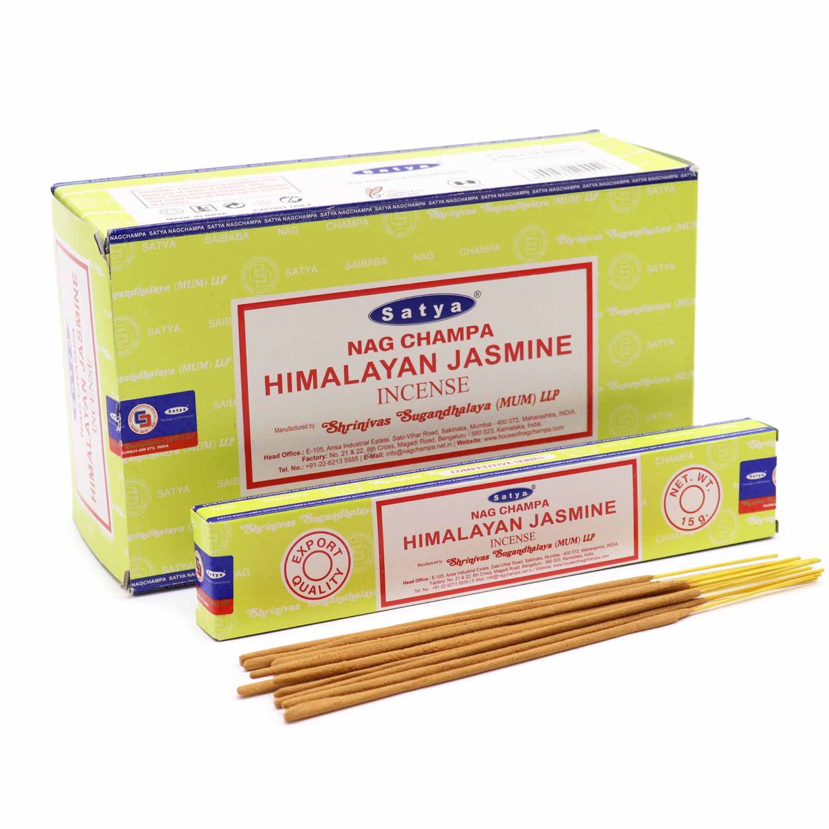 Bastões de incenso Satya 15 g - Jasmim do Himalaia