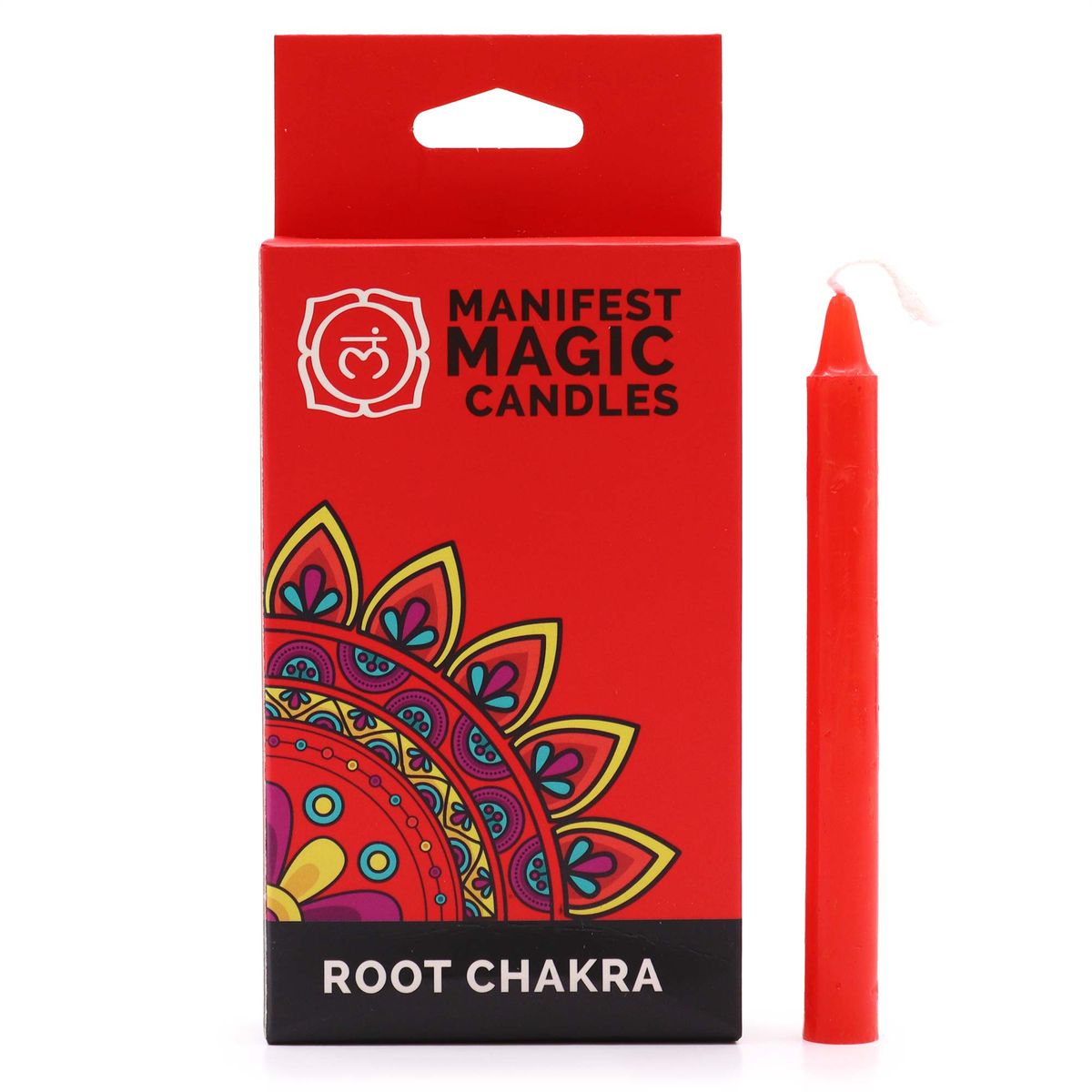 Velas Mágicas Manifest (pacote de 12) - Vermelhas - Chakra Raiz