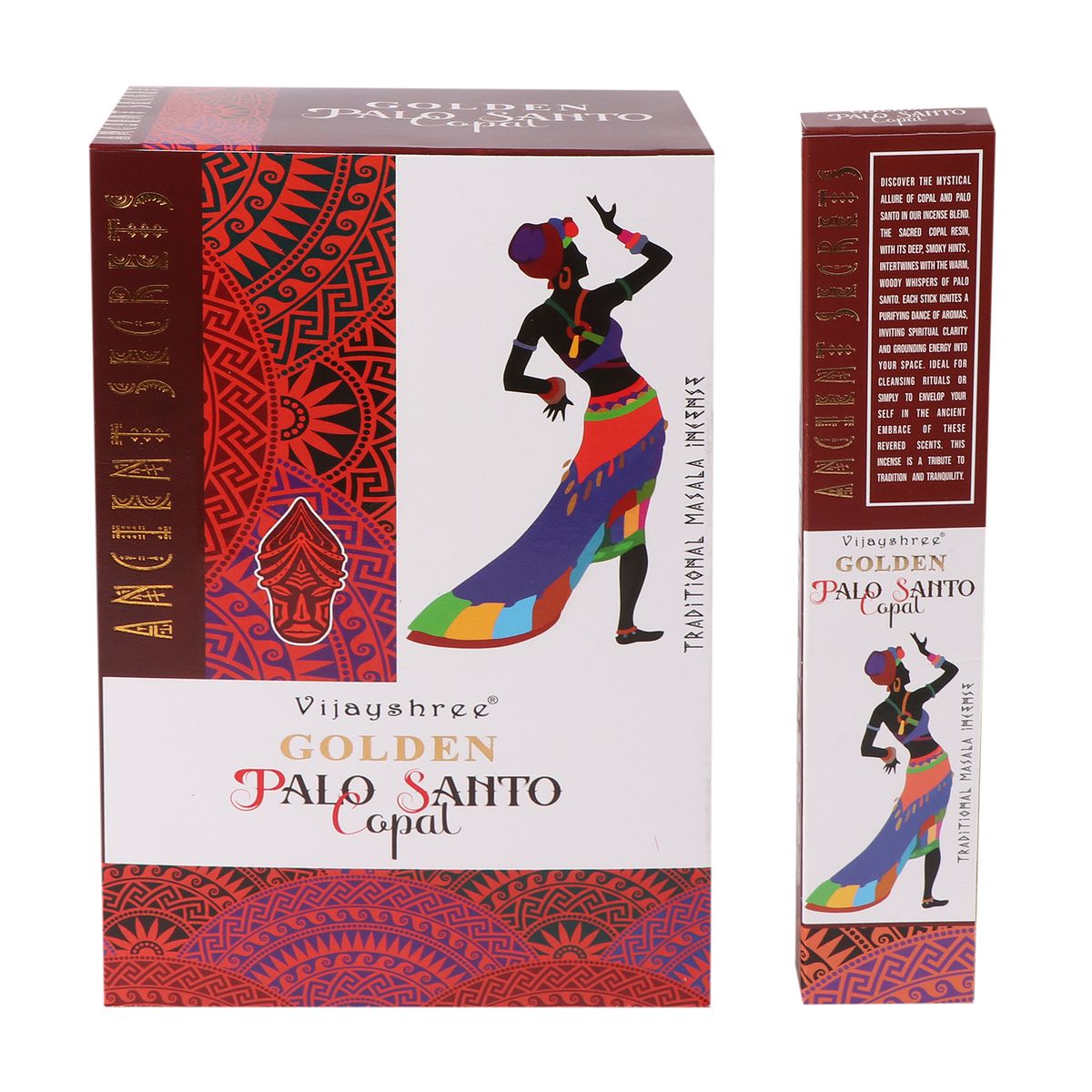 15 g de copal dourado e Pau santo
