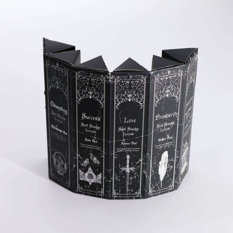 Pyramid Shape Display Incense - Set of 5 Ancient Witch Scents & Spells