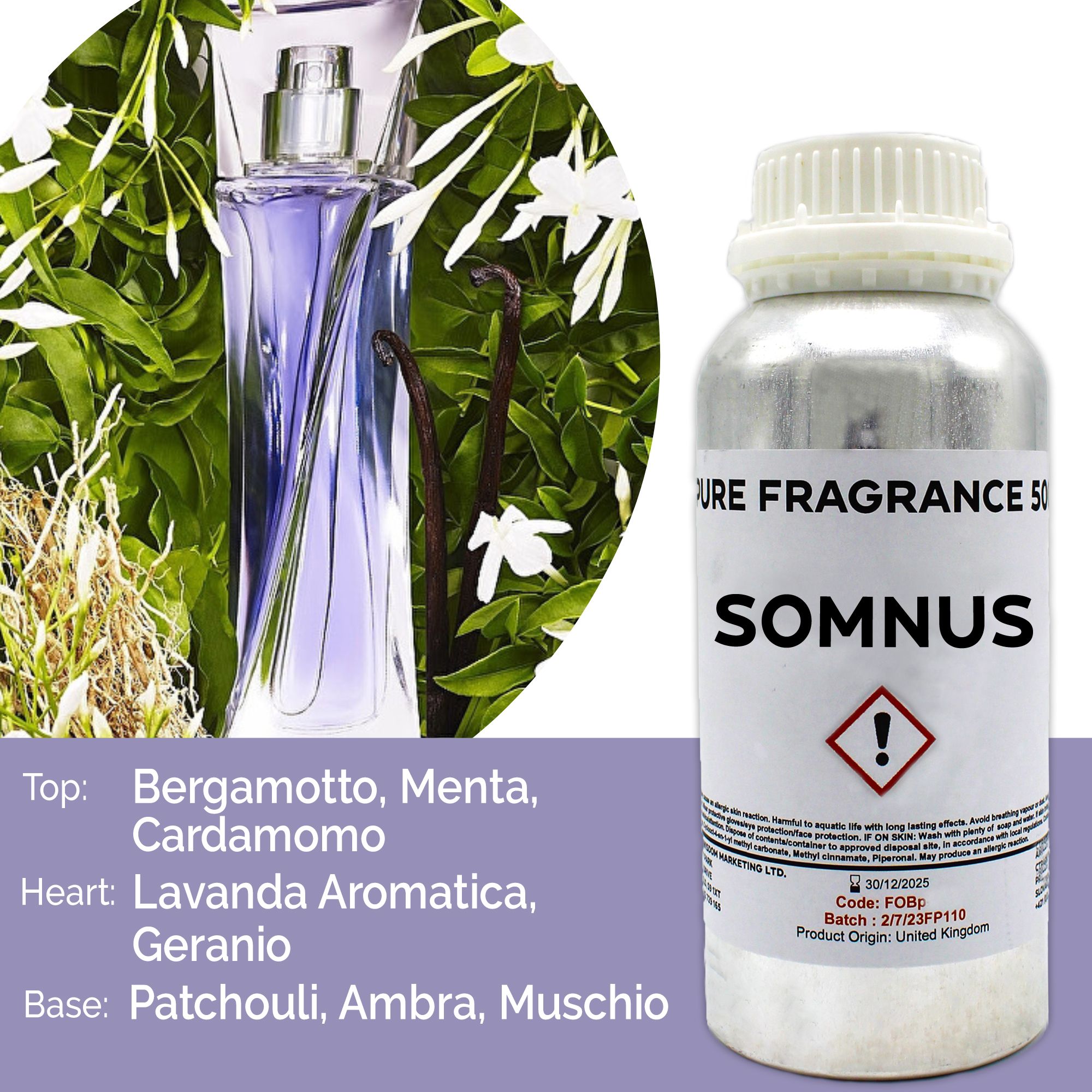 Somnus Puro Óleo de Fragrância - 500ml
