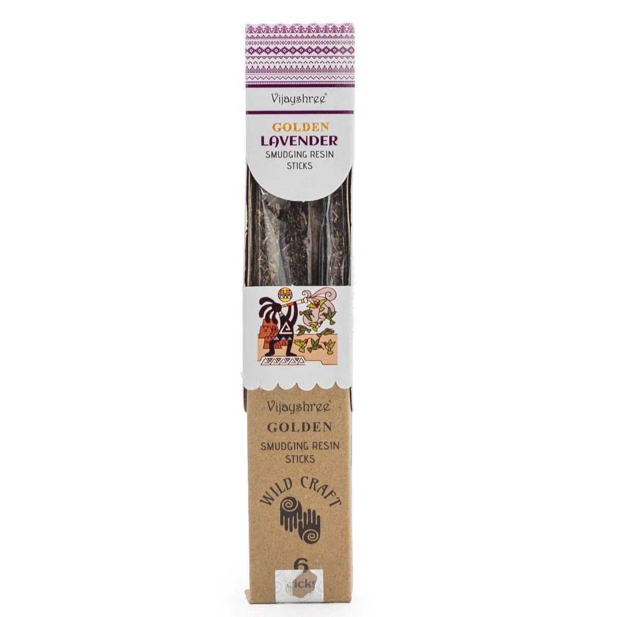Bastões de Resina de Incenso Lavanda Dourada - 30 g
