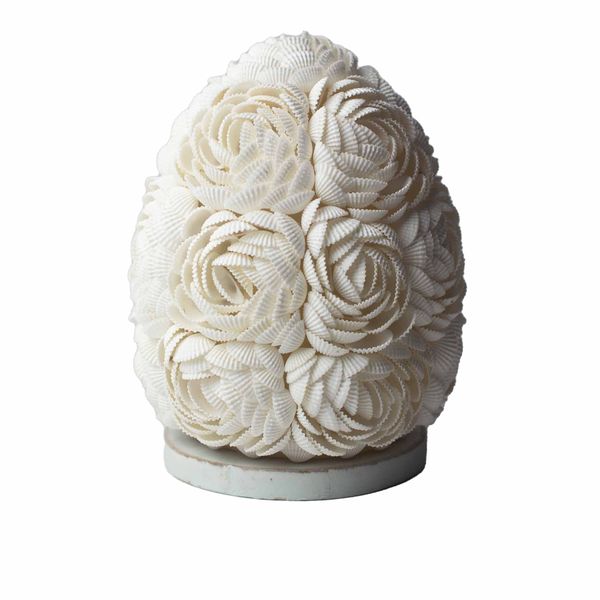 Boho Lampa od Morskih Školjki - Ruže - Ovalna - 15cm