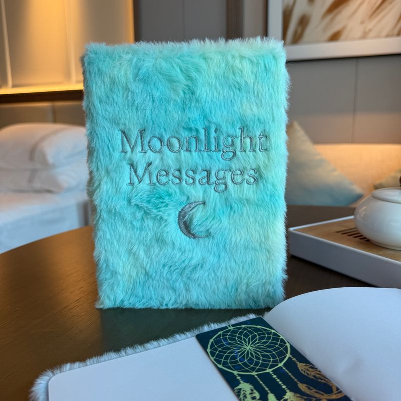Soft Moonlight Messages Journal - 80 pages - Pale Green
