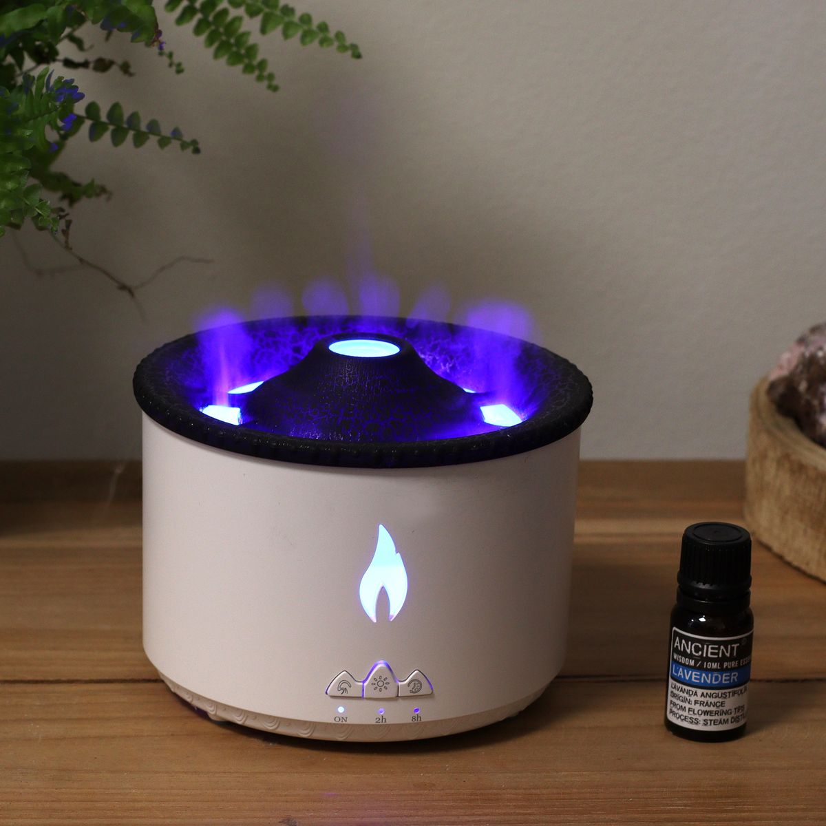 Difusor de aroma com efeito vulcão médio (ficha) Duas cores