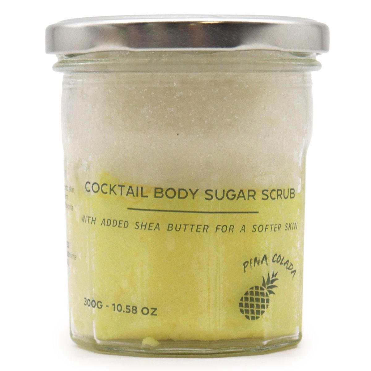 Esfoliante corporal perfumado com açúcar - Piña Colada 300 g