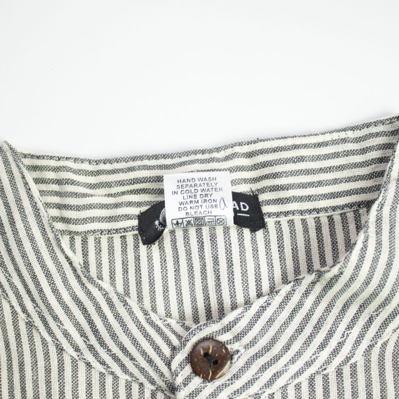 Nomad Sari Camisa de Abuelo - Gris Piedra - Grande