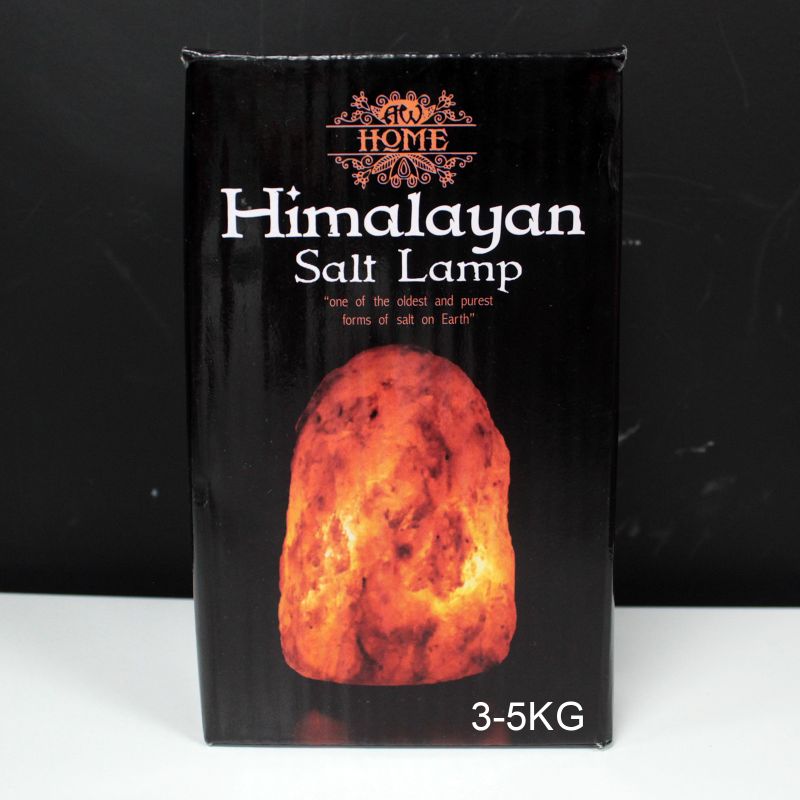 Himalayan Salt Lamp & Base - Apx 3-5kg - UK Cable