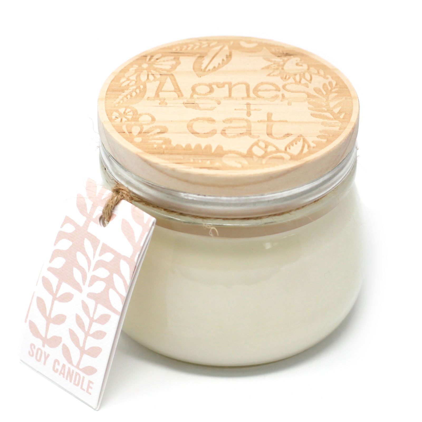 180g Poklon Kutija sa Sojinom Svijećom u Staklenki  - Japanski Cvijet