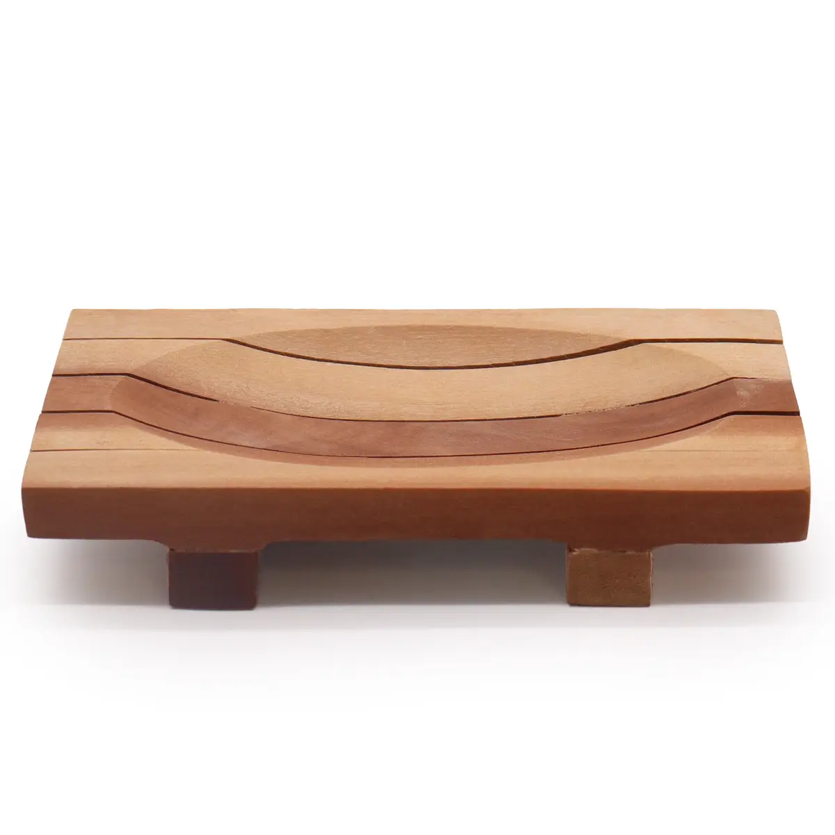 Classic Mahogany Soap Dish - Grid Drainer — Soap Dishes · GlowDuty apothecary