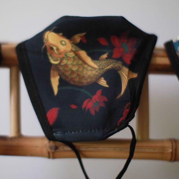 Masques Personnalisés en Tissu Adulte - Poisson Doré