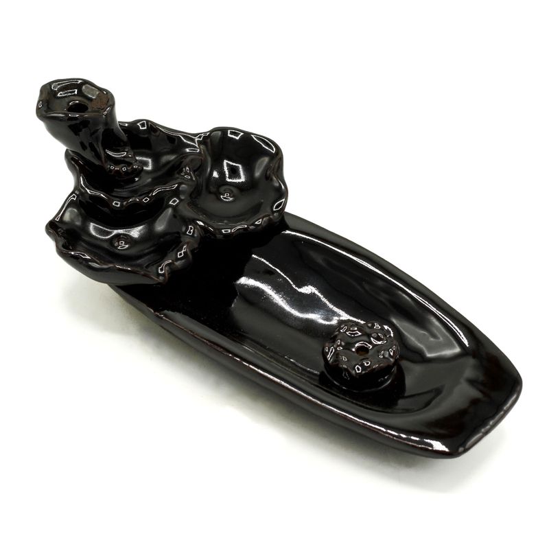 Fontaine d'encens - Étang de lotus et porte-bâton d'encens