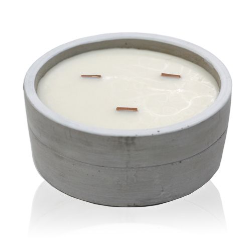 Concrete Wooden Wick Candles Starter Pack