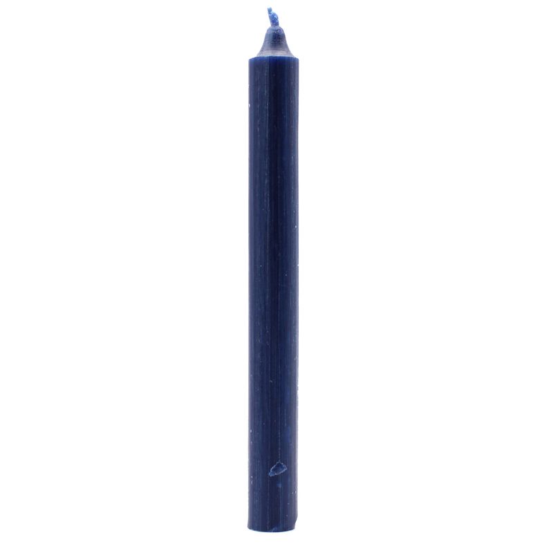 Bulk Solid Colour Dinner Candles - Rustic Navy - Pack of 100