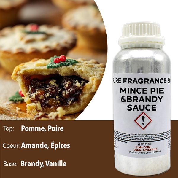 Huile de Parfum Pure Tarte aux Coings & Sauce au Brandy - 500ml