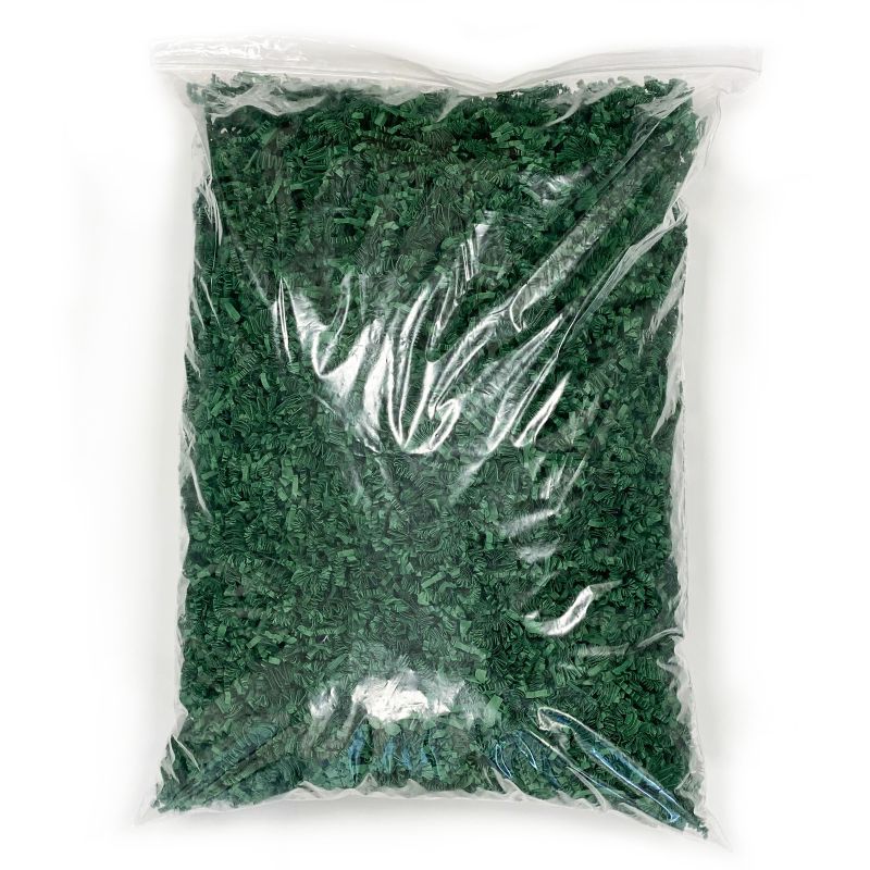 Frisure de Papier ZigZag  de Luxe - Vert Forêt (1KG)
