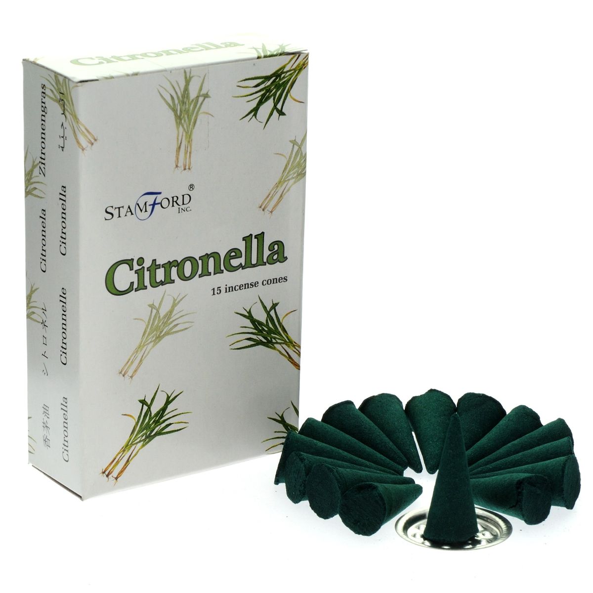 Conos de incenso de citronela