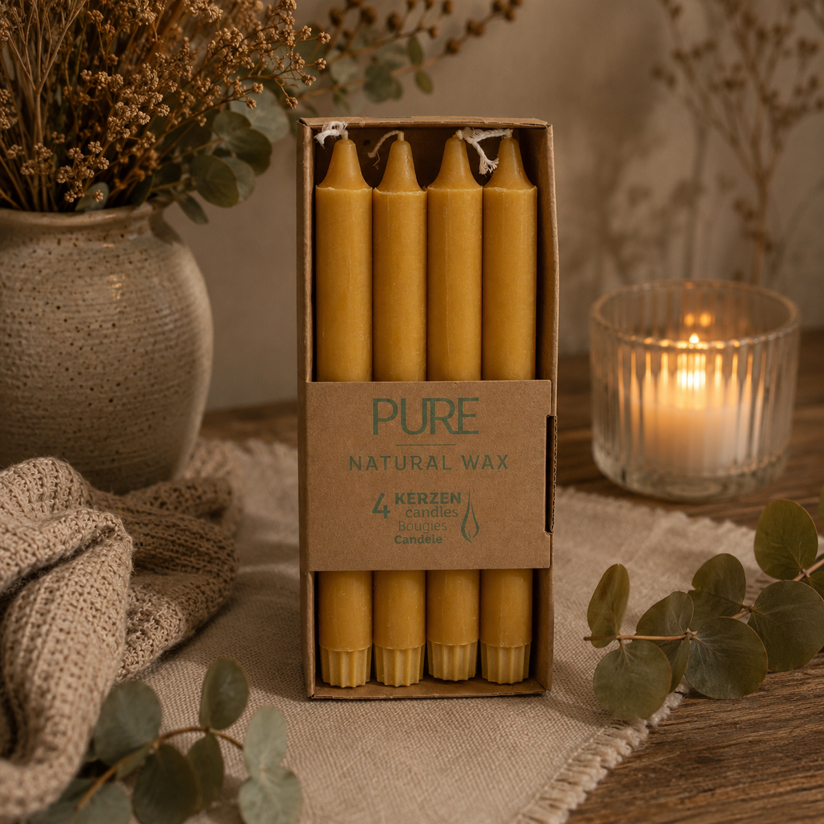 Pure Olive Wax Candle