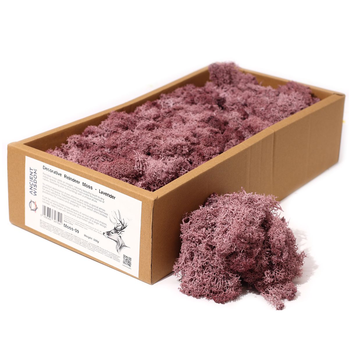 1x Musgo Decorativo - Lavanda - (aprox. 500 g)