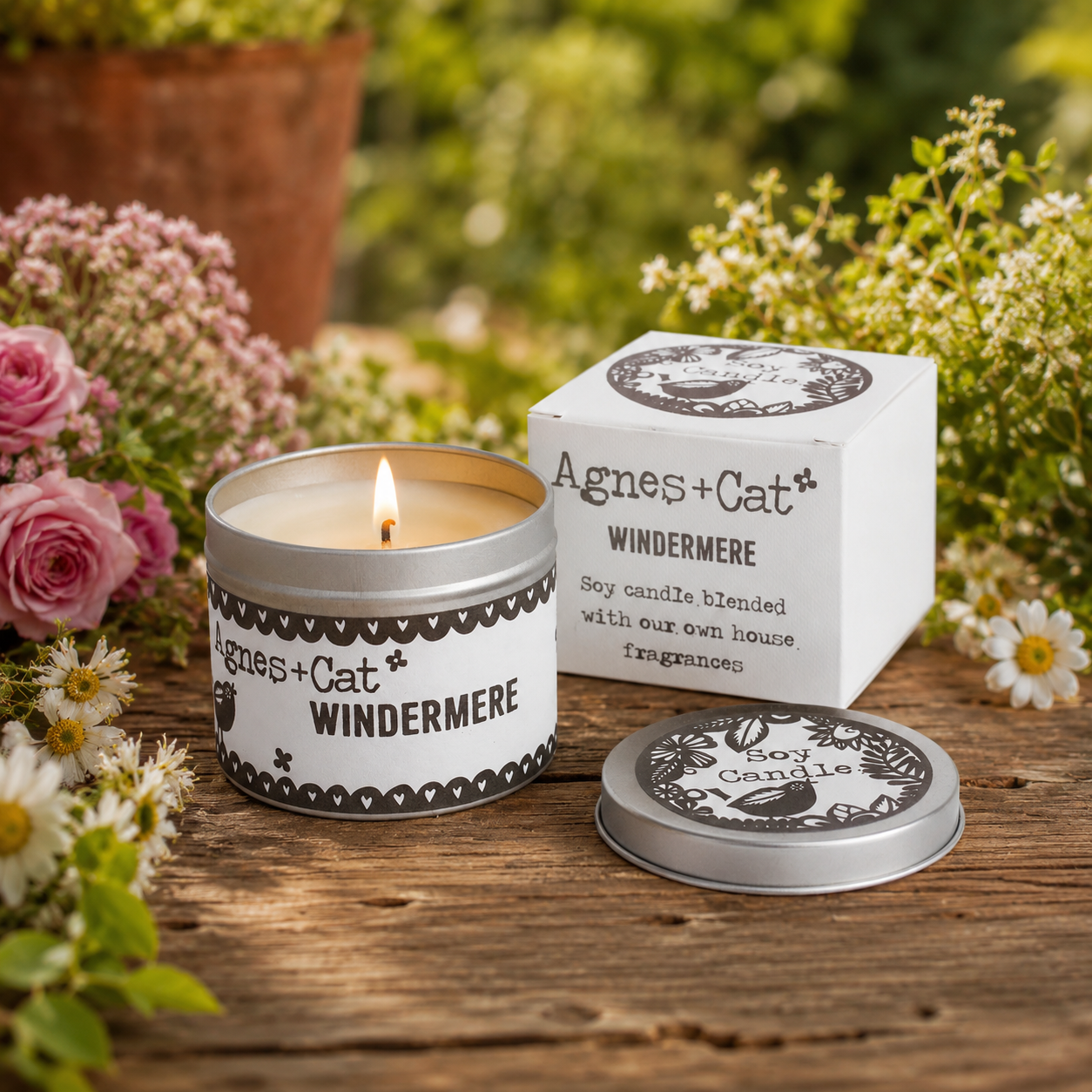 Wholesale Soy Wax Tin Candles