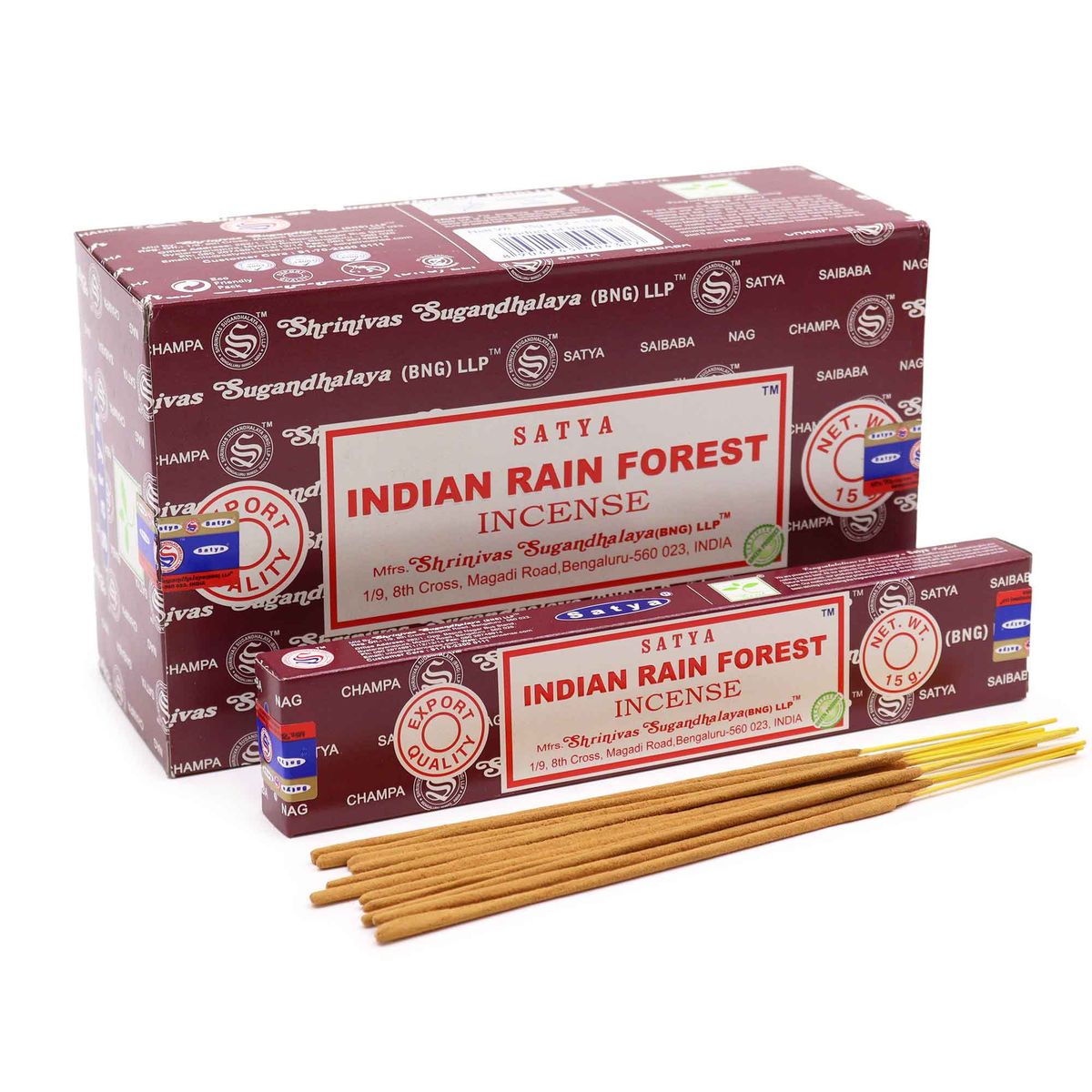 Bastões de incenso Satya 15 g - Selva tropical indiana