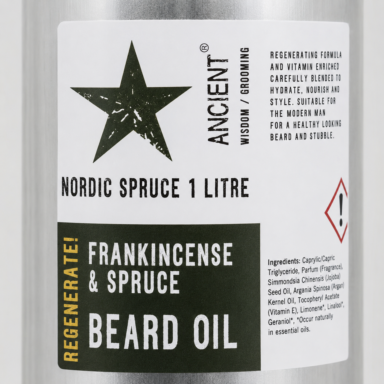 Pure and Natural Beard Oils - 1 Litre
