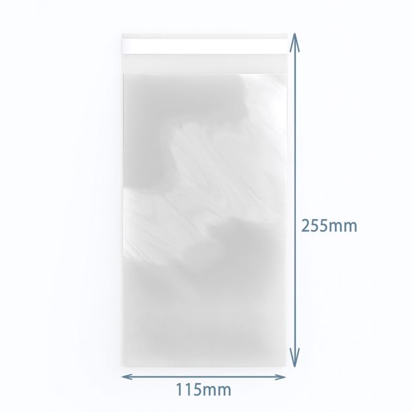 Poly-Prop Bags 255x115mm Reseal (500)