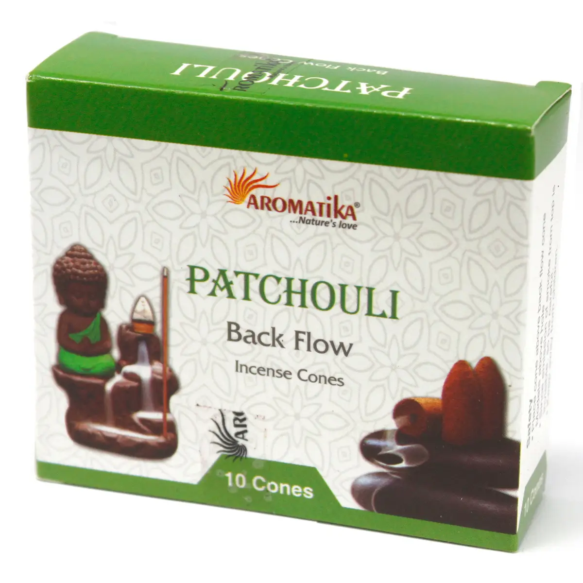 Aromatica Backflow Incense Cones - Patchouli — Incense · GlowDuty apothecary