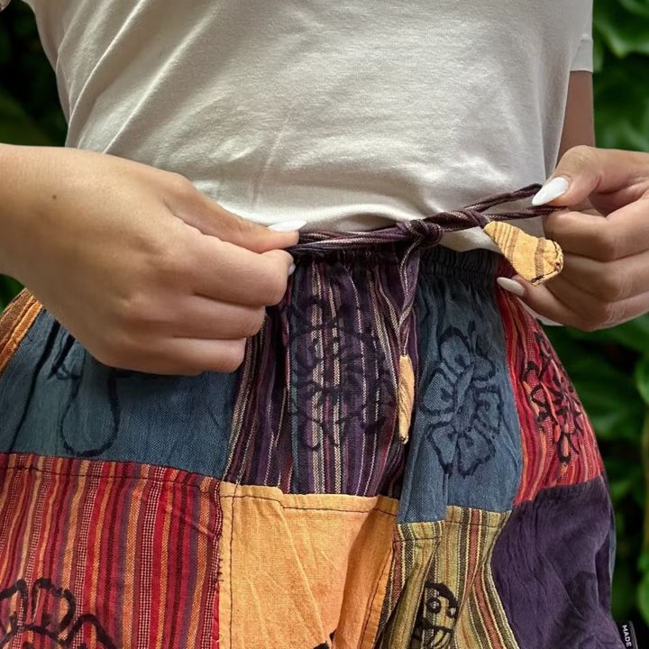 Pantalon Champignon à Motifs Imprimés