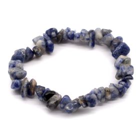 Sodalite Gem Bracelet Bath Bomb - White Label