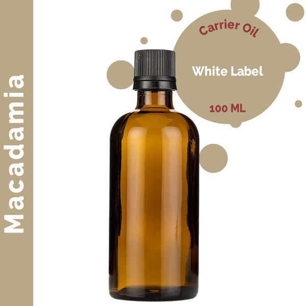 Macadamia Basolja 100ml - Utan Etikett