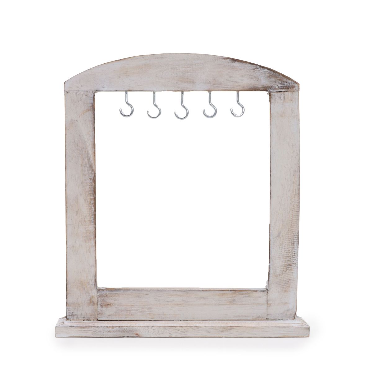 Suporte Pequeno para Pendurar - Madeira Branqueada (30x25 cm)