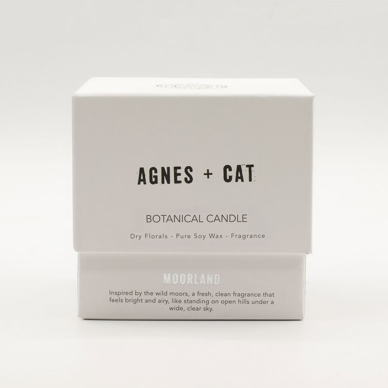 Agnes + Cat Extra Large  Crackle Soy Candle - Moorland