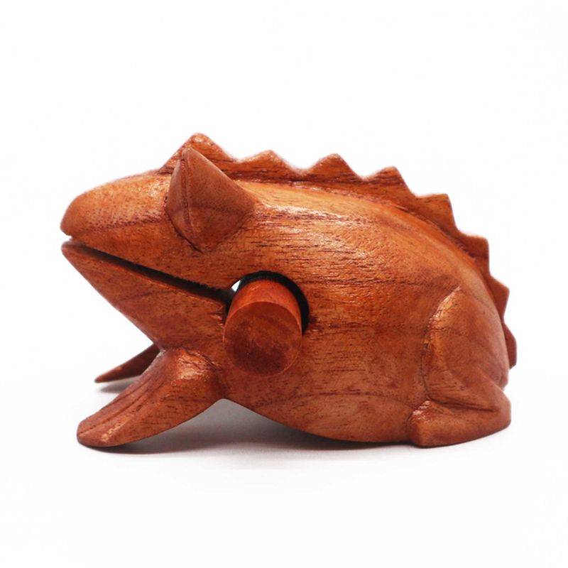 Petite Grenouille en Bois qui Coasse