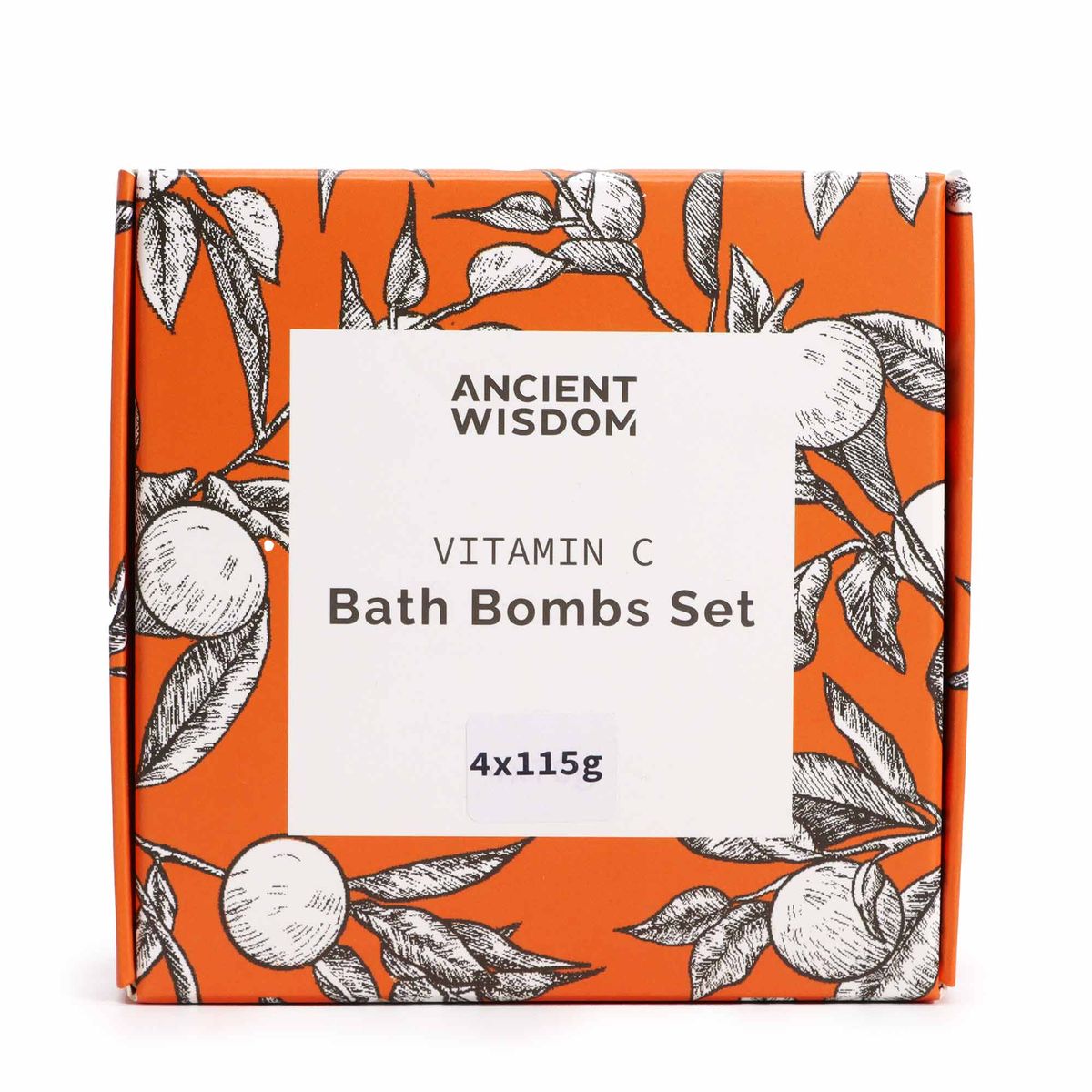 Conjunto de 4 Bombas de Banho com Vitamina C - Aromaterapia