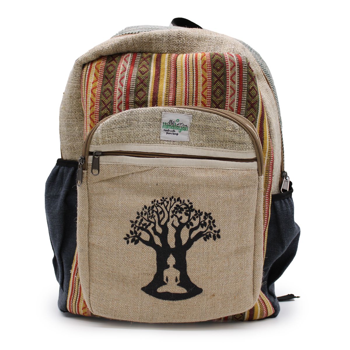 Mochila grande de cânhamo - Bohdi Árvore Design