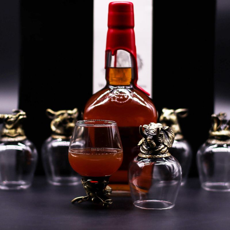 Gift Set of 6 Bottom Up Glasses (100ml) - Mystical Creatures