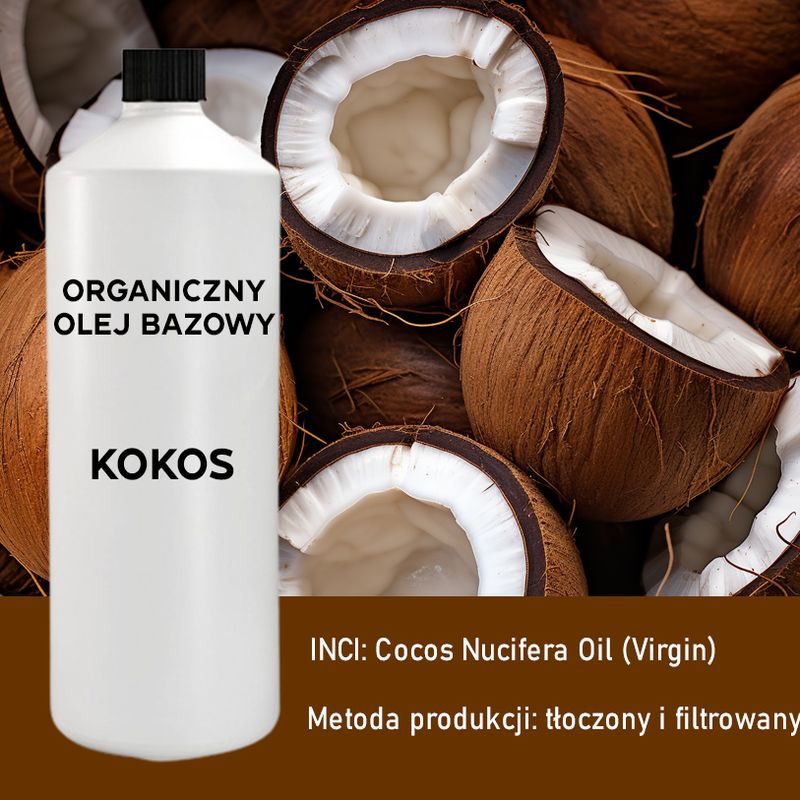 Органічна Базова Олія Кокосову - 1 літр