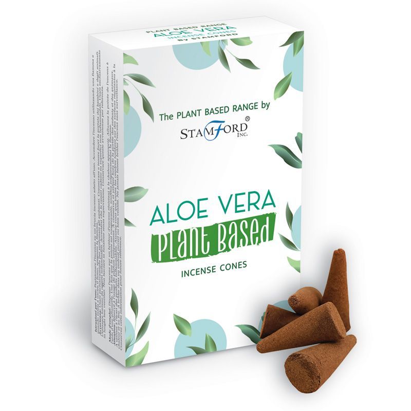 Conos de incenso à base de plantas -  Aloe vera
