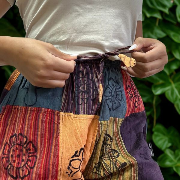 Byxor med Svamptryck - Nomad Sari