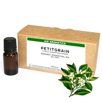 Huile Essentielle Bio Petitgrain 10 ml - Sans étiquette